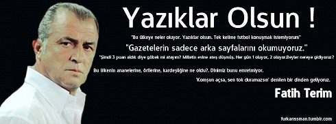 Fatih Terim - Yazıklar Olsun facebook kapak fotoğrafı