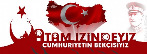 Atam İzindeyiz Cumhuriyetin Bekçisiyiz facebook kapak fotoğrafı