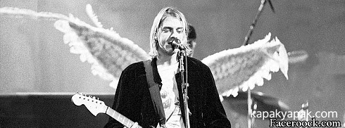 Kurt Cobain facebook kapak fotoğrafı