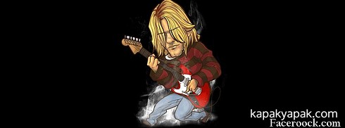 Kurt Cobain facebook kapak fotoğrafı