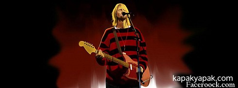 Kurt Cobain facebook kapak fotoğrafı