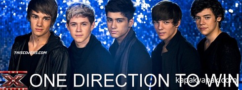 One Direction facebook kapak fotoğrafı