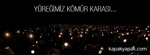 Yüreğimiz Kömür Karası facebook kapak fotoğrafı